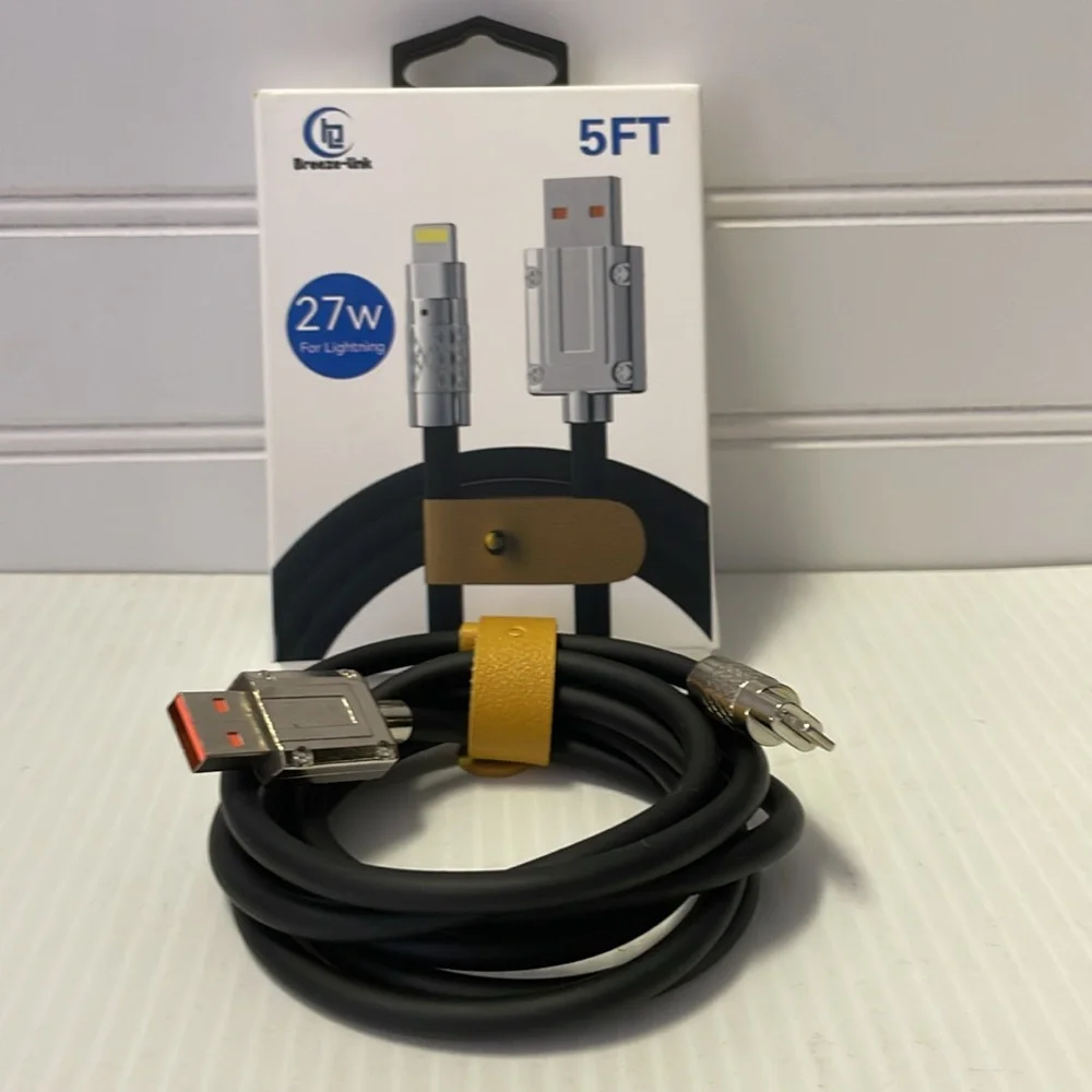 Breeze Link Lightning I Phone 5 ft Phone Cord-NIB